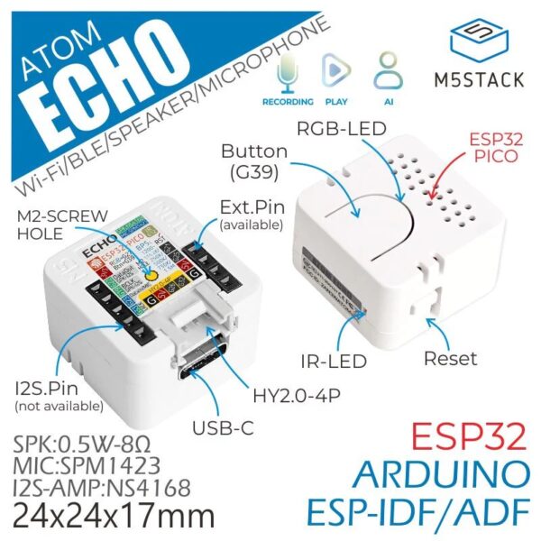 Atom Echo M5Stack Overview