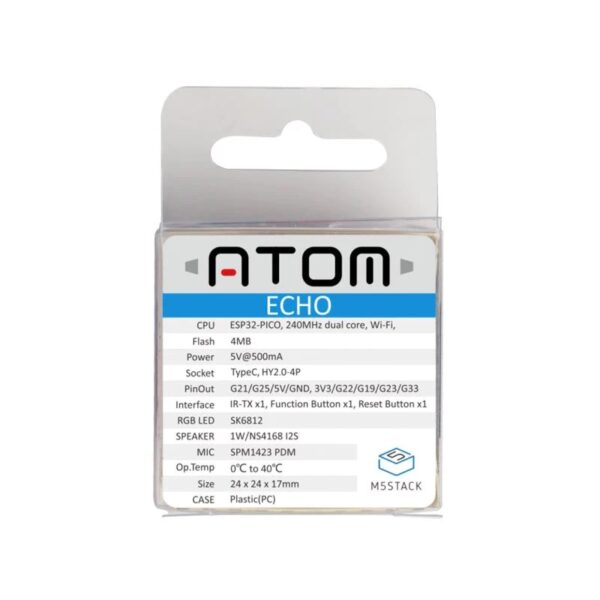 Atom Echo M5Stack Package Back