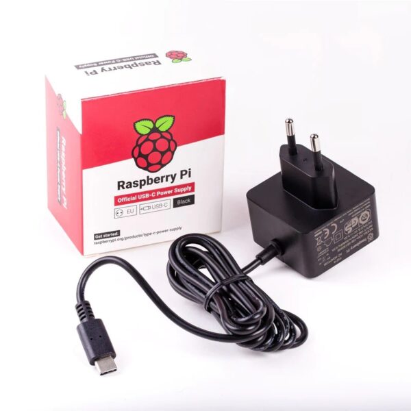 Raspberry Pi 15 W USB-C Netzteil (EU-Black)