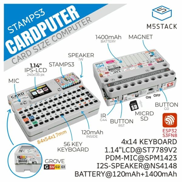 M5Stack Cardputer Kit overview