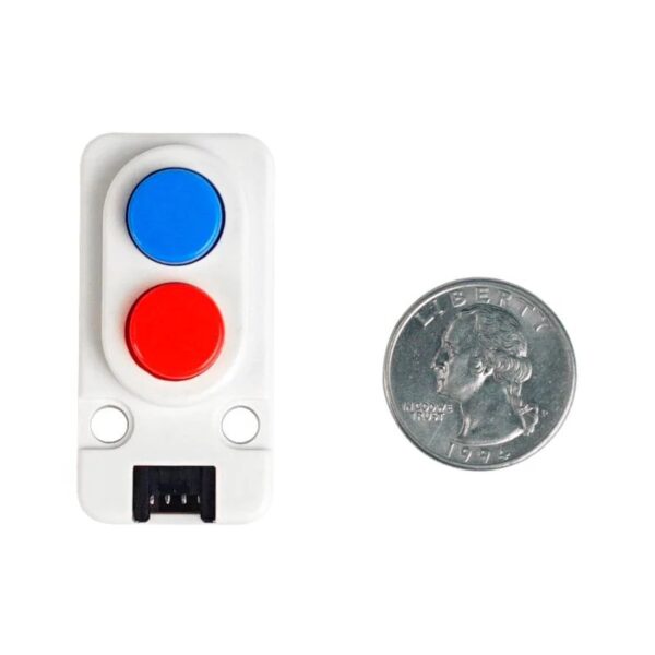 M5Stack Mini Dual Button Unit size