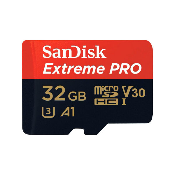 SanDisk Extreme Pro microSDHC A1 UHS-I U3 Speicherkarte + Adapter 32GB