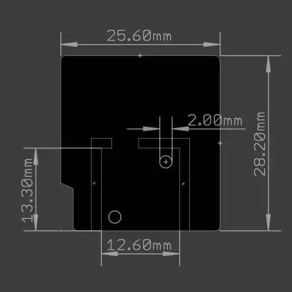 Lolin Ambient light Shield (BH1750) Size