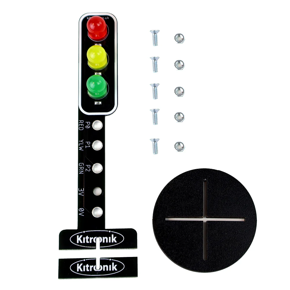 Kitronik STOP:bit - Traffic Light for BBC micro:bit parts