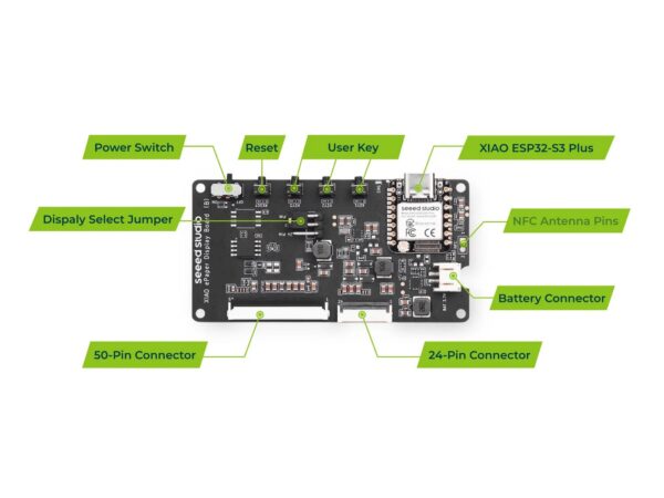 Seeed Studio XIAO ePaper Display Board ESP32-S3 EE04 Overview