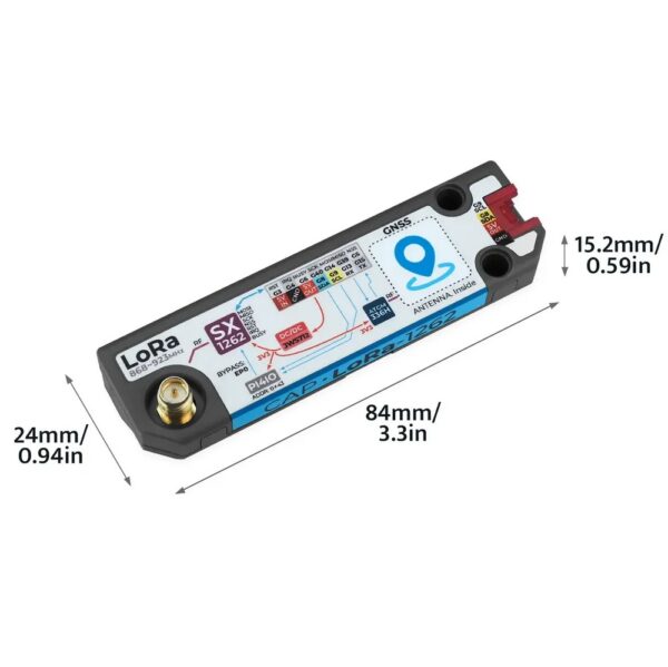 M5Stack Cap LoRa 1262 for Cardputer Adv size
