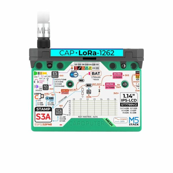 M5Stack Cardputer Mesh Kit for Meshtastic (ESP32-S3) back