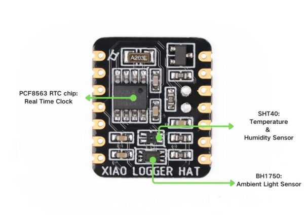 Seeed Studio XIAO Logger HAT features
