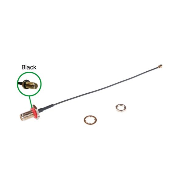 SMA to I-PEX Antenna Cable - 120mm - rubbercolor
