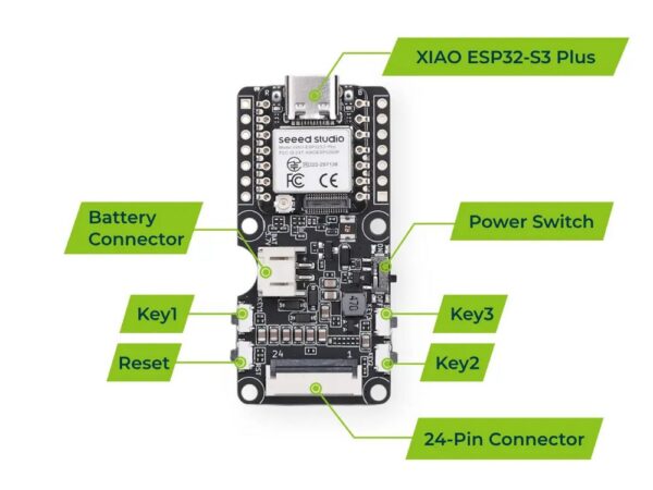 Seeed Studio XIAO ePaper Display Board (ESP32-S3) – EE05 overview