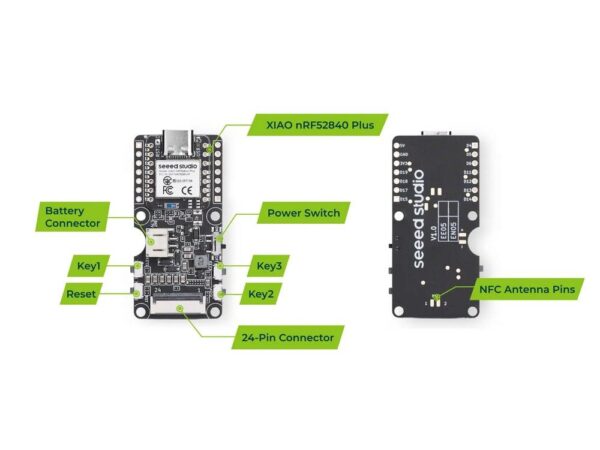 Seeed Studio XIAO ePaper Display Board(nRF52840) - EN05 overview